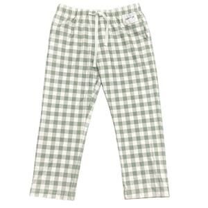Jane + Jo Green Check Pajama Pants 5y NWOT